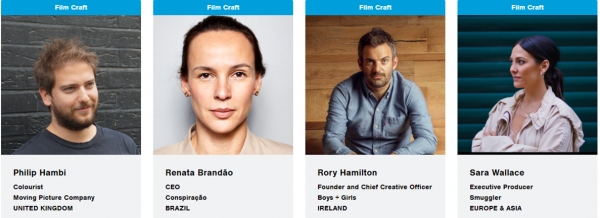 (왼쪽부터) 필립 함비, 레나타 브란다오, 로리 해밀턴, 사라 월레스. ⓒCannes Lions