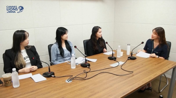 (좌측부터) 류샤론, 정채림, 조예림, 장서연. ⓒ칸 라이언즈 코리아