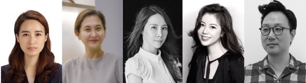 스파이크스 아시아 2022 심사위원단으로 선정된 이노션 강민희 GMD, 오버맨 장승은 대표, 제일기획 장윤정 GCD, 잭스정 제일기획 GCD, 최세근 이노레드 ECD.(가나다 순). ⓒ브랜드브리프