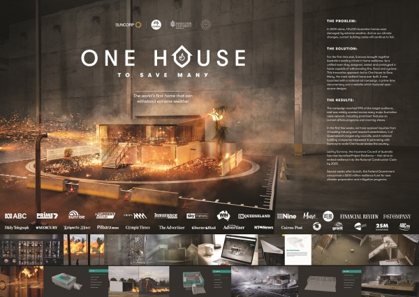 SUNCORP BRAND 'ONE HOUSE TO SAVE MANY'. ⓒ레오버넷 시드니