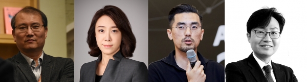(왼쪽부터) 칸 라이언즈 코리아 대학생 공모전 심사를 맡은 김재인 다트미디어 고문, 성민정 중앙대학교 교수, 오형균 더워터멜론 CD, 유승철 이화여자대학교 교수. ⓒ칸 라이언즈 코리아