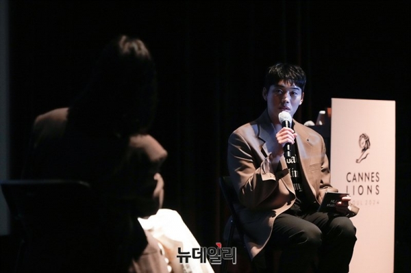 박지현 스튜디오닷 본부장(좌), 권혁수. ©서성진 기자