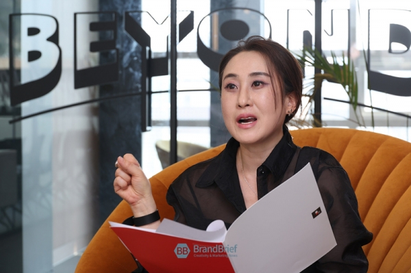2025 스파이크스 아시아에서 이노베이션·크리에이티브 데이터 부문 심사위원장을 맡은 강지현 서비스플랜코리아 대표. ⓒ정상윤 기자