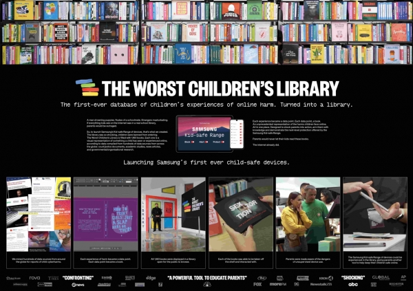 최악의 어린이 도서관(WORST CHILDREN'S LIBRARY). ⓒCANNES LIONS
