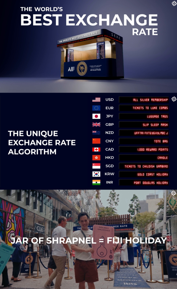 세계 최고의 환율(The World's Best Exchange Rate) 캠페인. ⓒ스파이크스 아시아