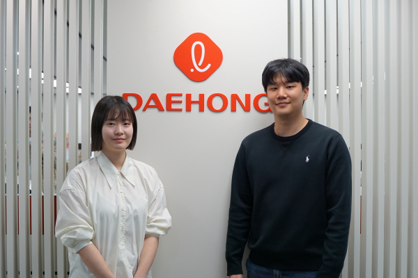 왼쪽부터 장서진, 김승현 대홍기획 CⓔM. ⓒ대홍기획