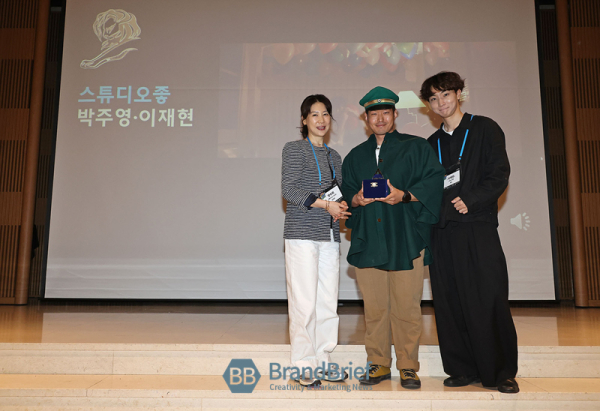 필름 부문 골드 박주영, 이재현(스튜디오좋) 팀. ⓒ정상윤 기자